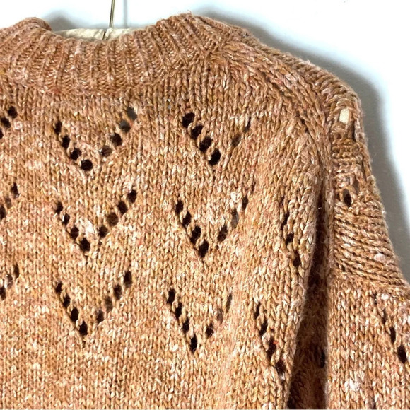 Madewell Pointelle Bubble Sleeve Sweater Small - Picture 3 of 6